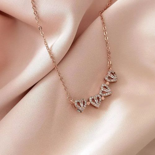 Hyacinth  Heart Necklace