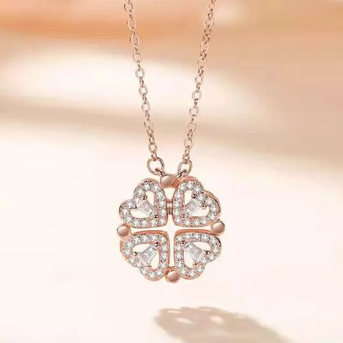 Hyacinth  Heart Necklace